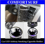 Car LED Portable Ashtray Smoking Cigarette Holder